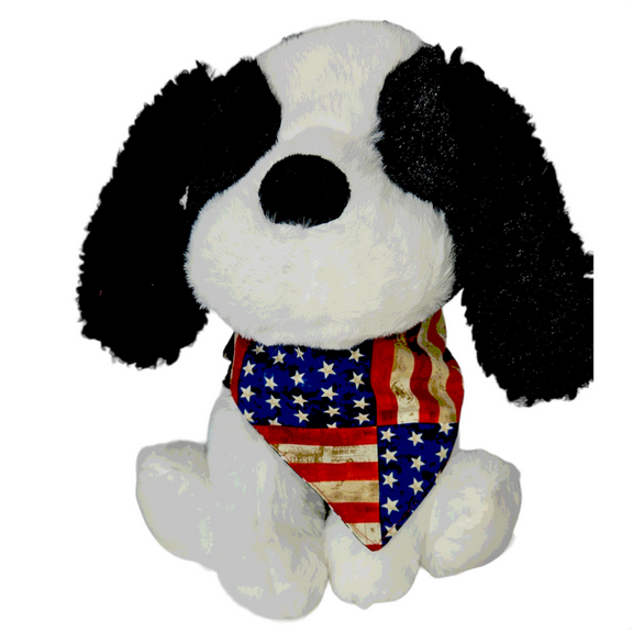 Stars & Stripes  TINY / Reversible Snap-On Dog Bandana