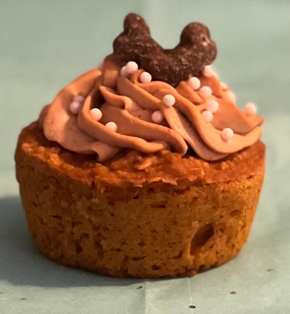 2 - Large Pumpkin and Peanut Butter Pupcake - Boxed